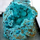 Smithsonite on Auricalcite - image 2