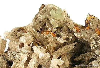 Smithsonite on Calcite - image 2