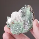 Smithsonite on Calcite - image 2