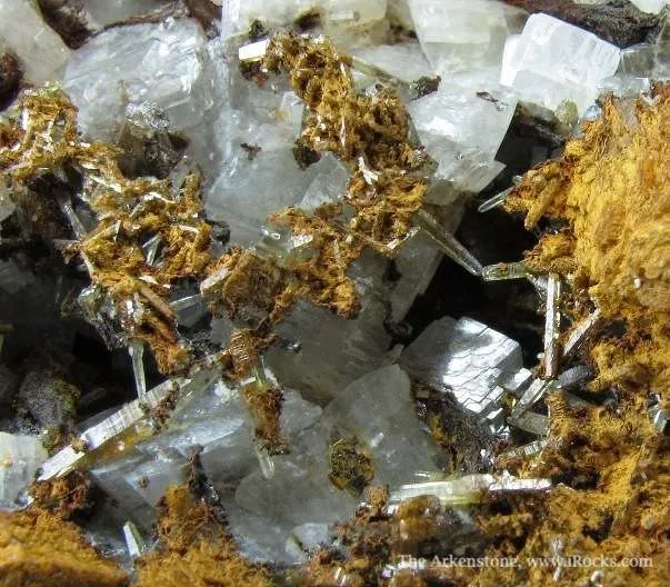 Smithsonite on Cerussite With Mimetite - image 5