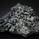 Smithsonite on Coronadite - image 1