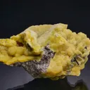 Smithsonite on Fluorite - image 1