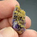 Smithsonite on Fluorite - image 2