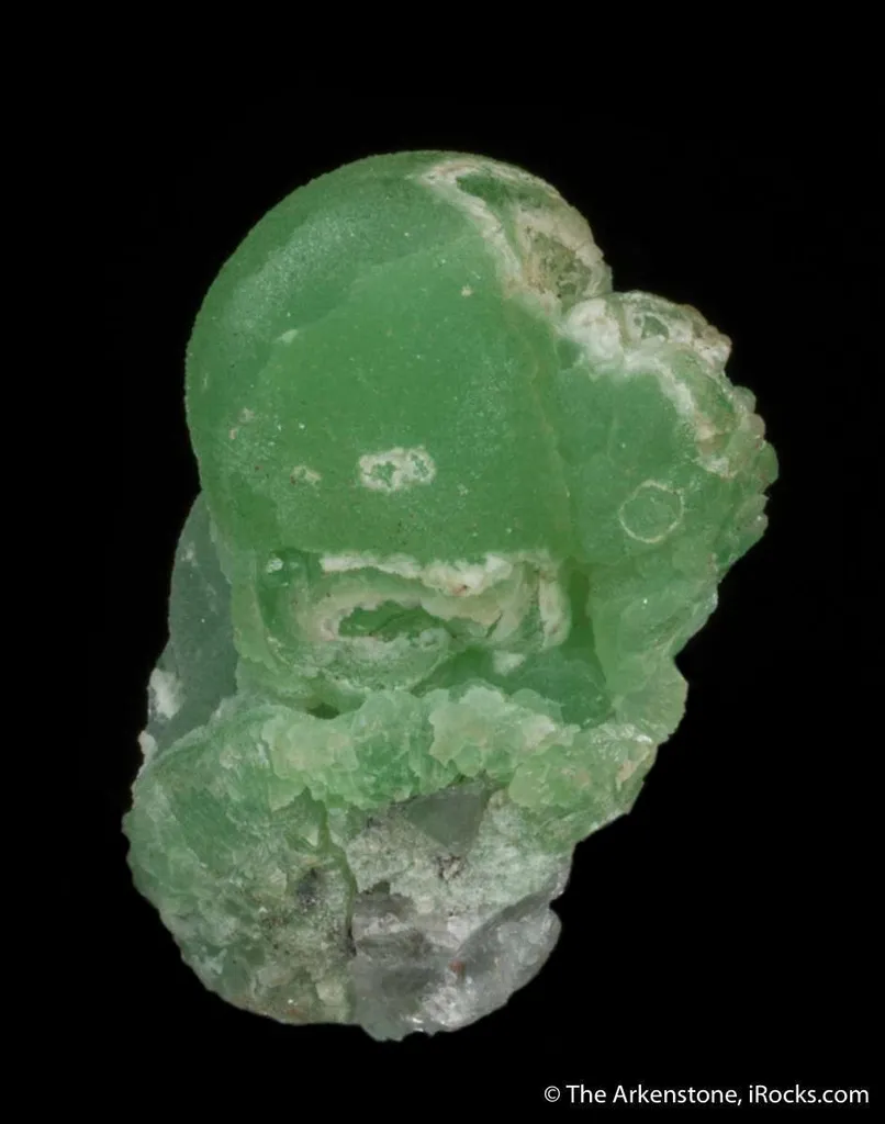 Smithsonite on Fluorite - image 2