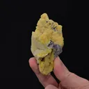Smithsonite on Fluorite - image 2