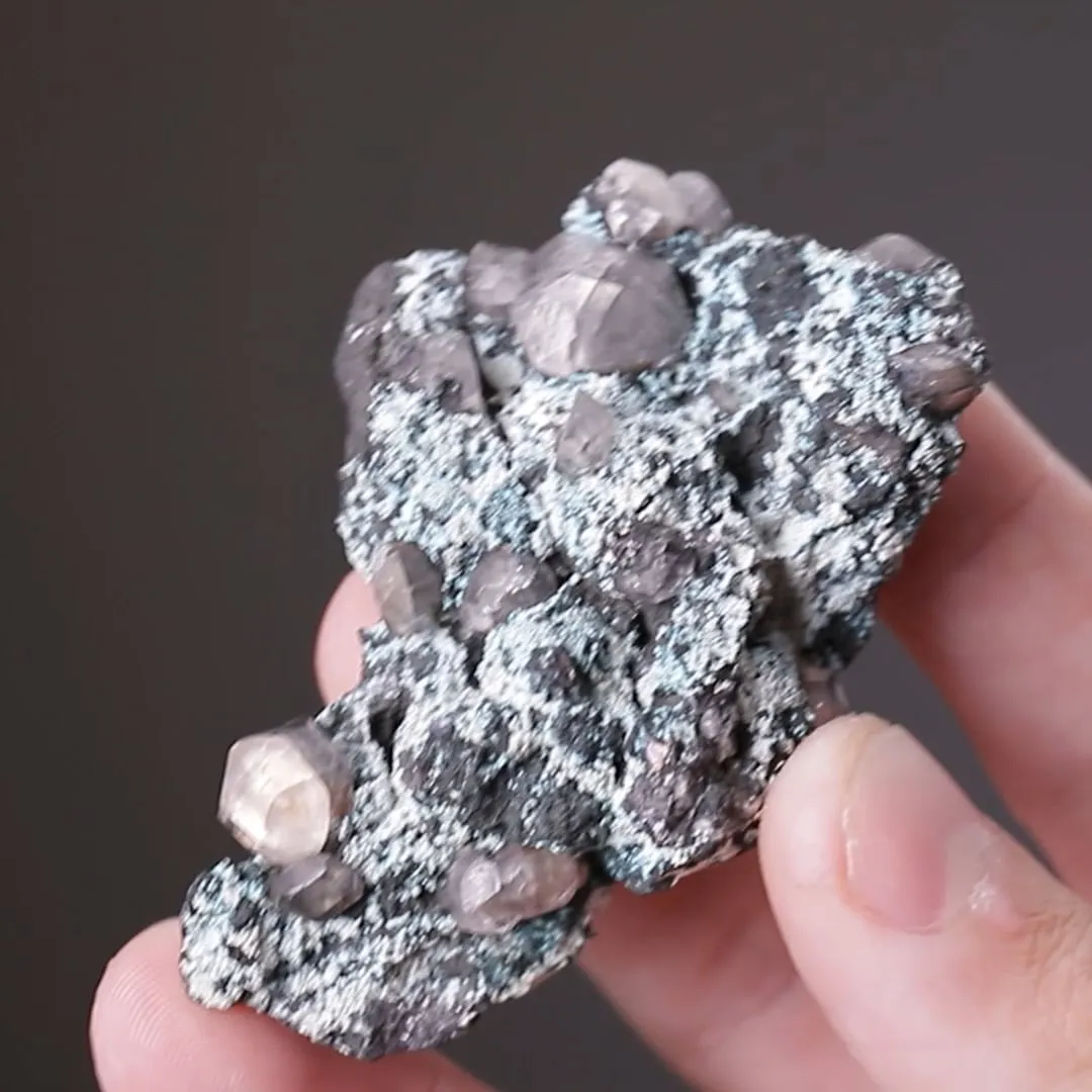 Smithsonite on Galena - image 2