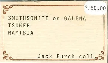 Smithsonite on Galena - image 6