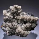 Smithsonite on Galena - image 1