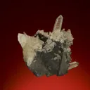 Smithsonite on Galena - image 1