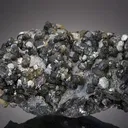 Smithsonite on Galena - image 1