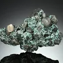 Smithsonite on Galena - image 1