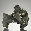 Smithsonite on Galena - image 1