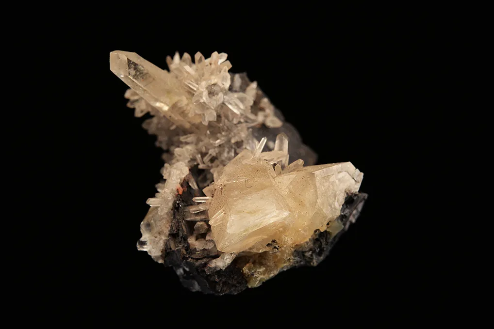 Smithsonite on Galena - image 2