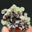 Smithsonite on Hemimorphite - image 5