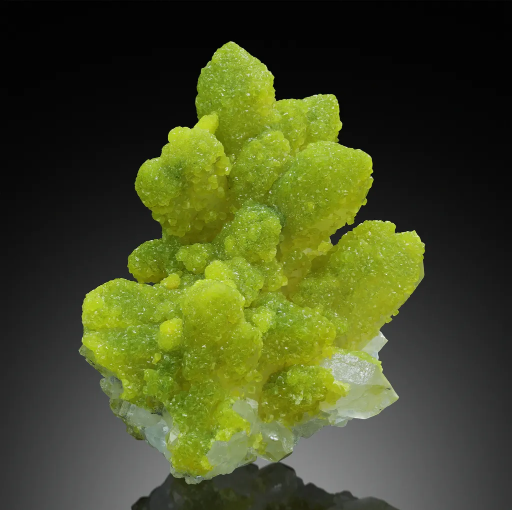 Smithsonite on Quartz from China image