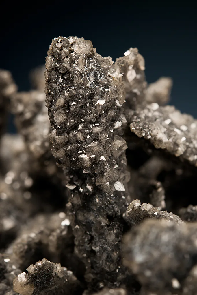 Smithsonite on Tennantite after Chalcocite - image 2