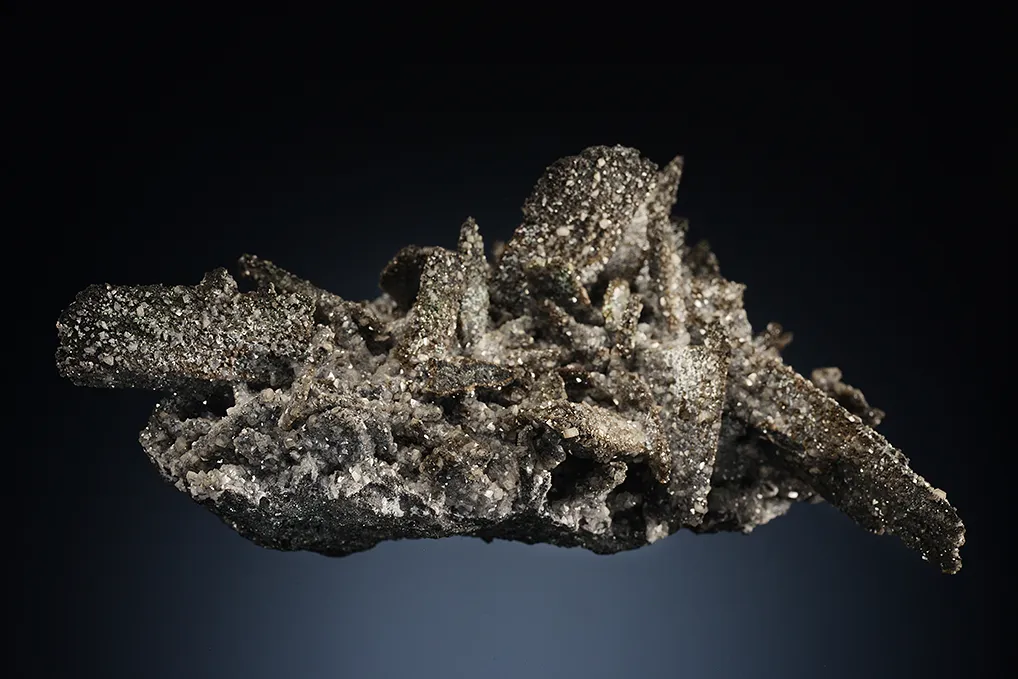 Smithsonite on Tennantite after Chalcocite (repaired) - image 5