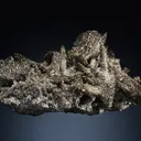 Smithsonite on Tennantite after Chalcocite (repaired) - image 5
