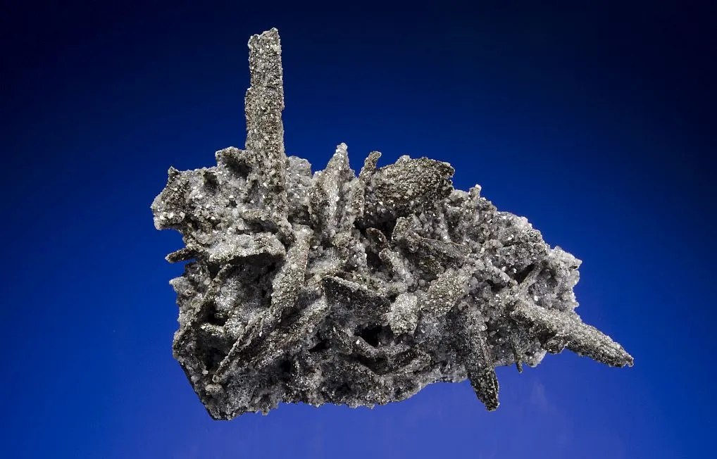 Smithsonite on Tennantite after Chalcocite (repaired) image