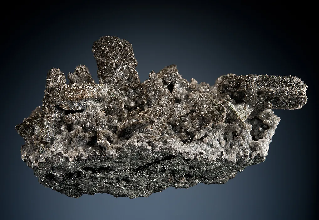 Smithsonite on Tennantite after Chalcocite (repaired) - image 2