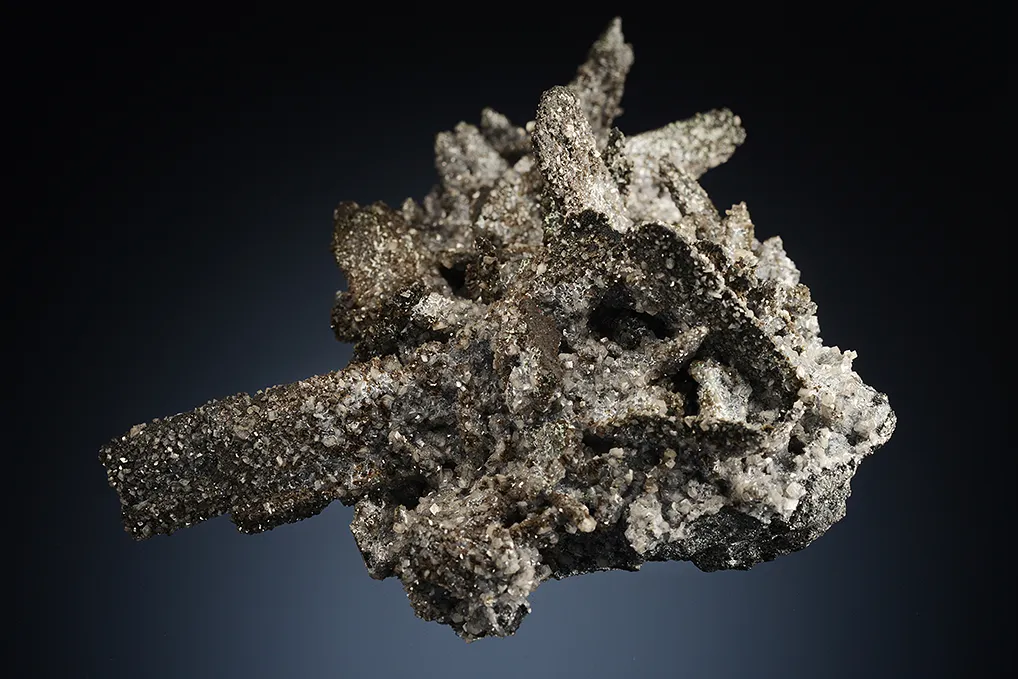 Smithsonite on Tennantite after Chalcocite (repaired) - image 4