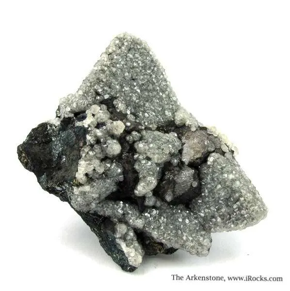 Smithsonite on Tennantite and Galena - image 2