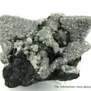 Smithsonite on Tennantite and Galena - image 5