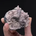 Smithsonite on Tennantite on Quartz - image 2