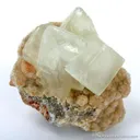 Smithsonite on Willemite - image 1