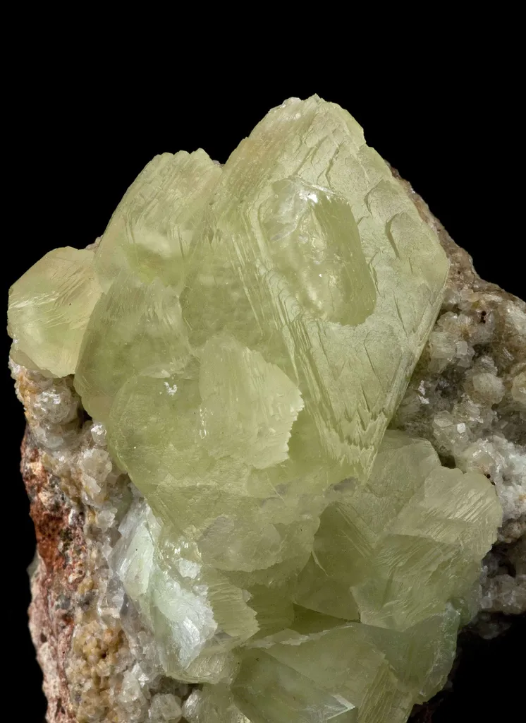 Smithsonite on Willemite - image 2