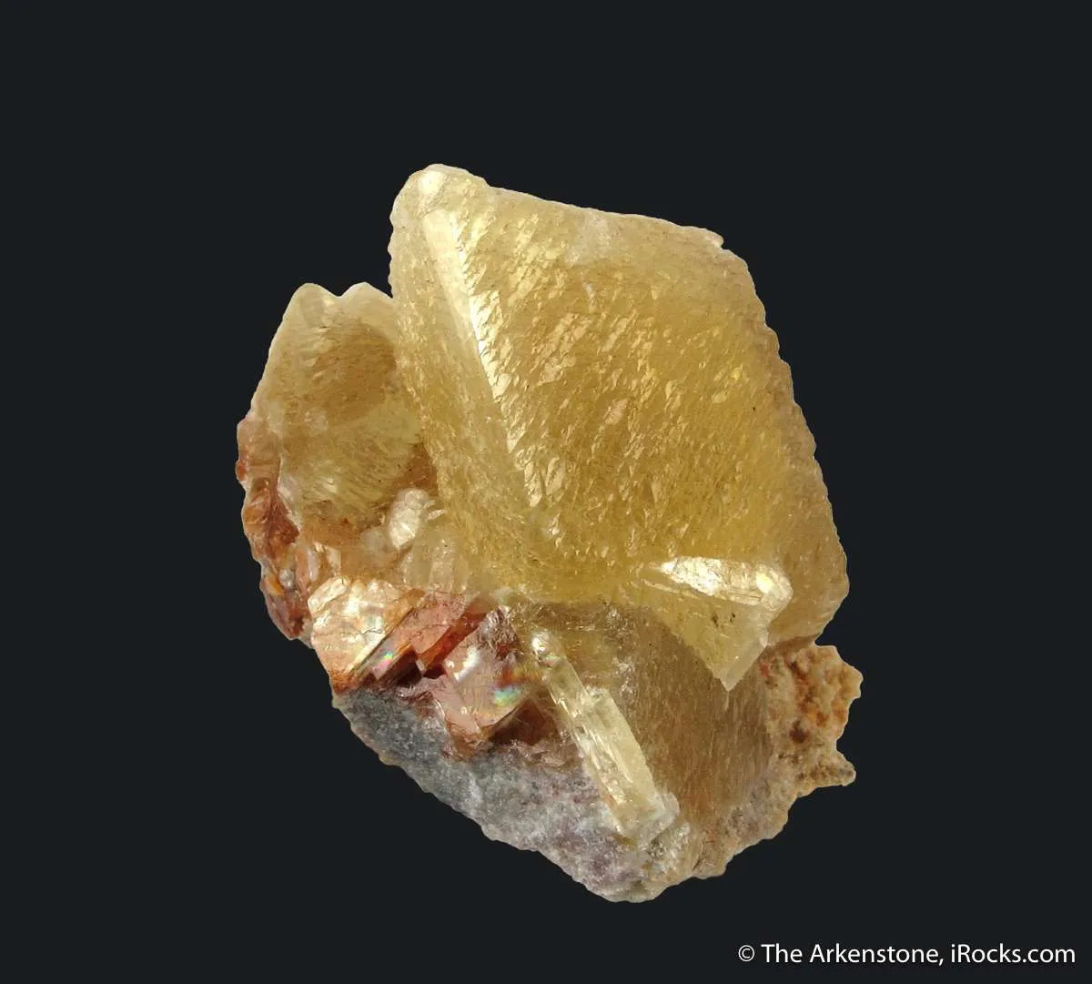 Smithsonite on Willemite - image 6