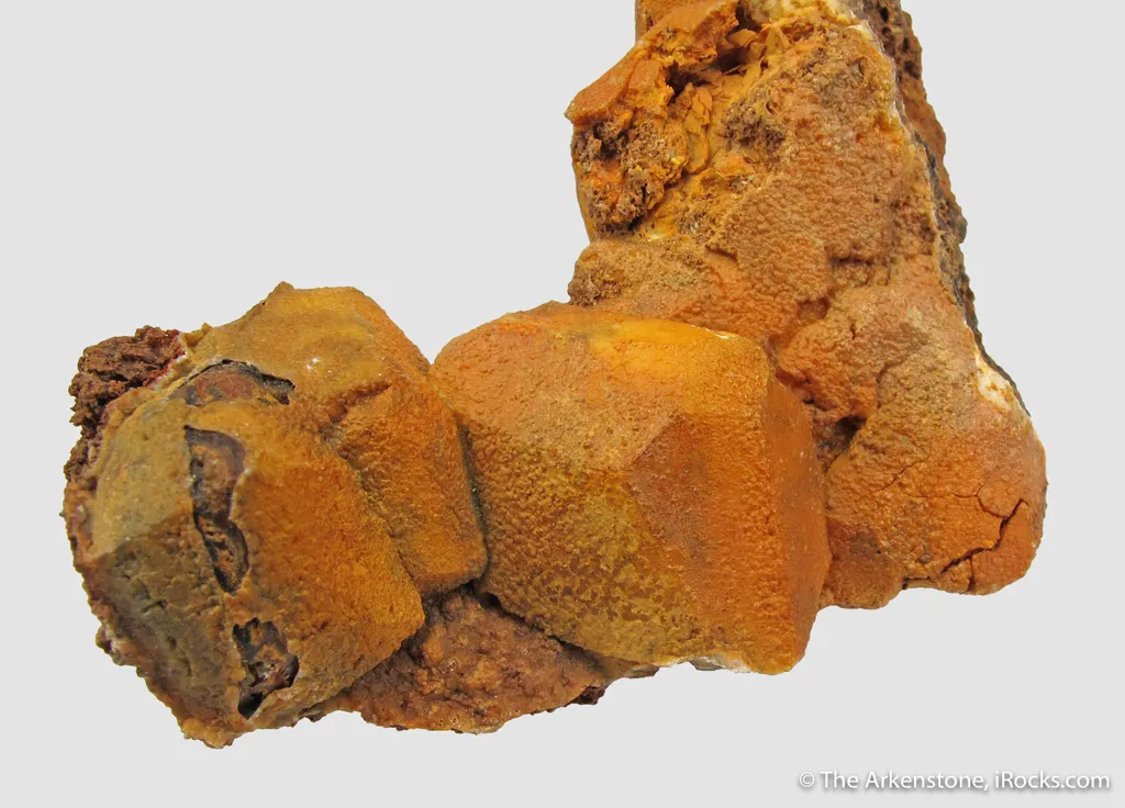 Smithsonite ps. Calcite, with Greenockite - image 2