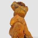 Smithsonite ps. Calcite, with Greenockite - image 3