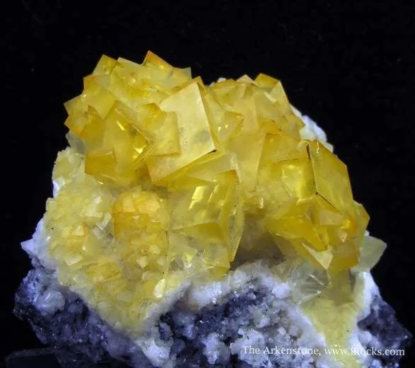 Smithsonite Var. Cadmian on Galena - image 2