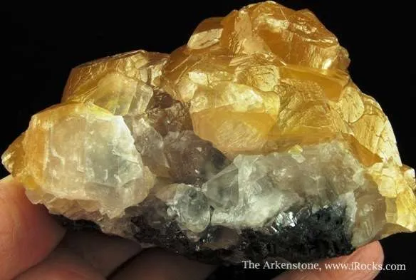 Smithsonite Var. Cadmian on Smithsonite - image 4