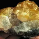 Smithsonite Var. Cadmian on Smithsonite - image 4