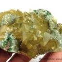 Smithsonite Var. Cadmian on Smithsonite - image 3