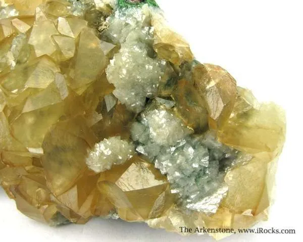 Smithsonite Var. Cadmian on Smithsonite - image 4