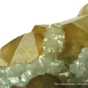 Smithsonite Var. Cadmian on Smithsonite - image 1