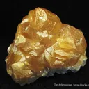 Smithsonite Var. Cadmian on Smithsonite - image 1