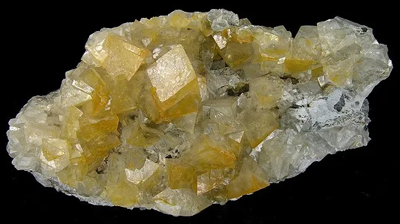 Smithsonite (Var: Cadmian Smithsonite), Cerussite image