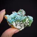 Smithsonite var. Cuprian, Aurichalcite, and Calcite - image 1