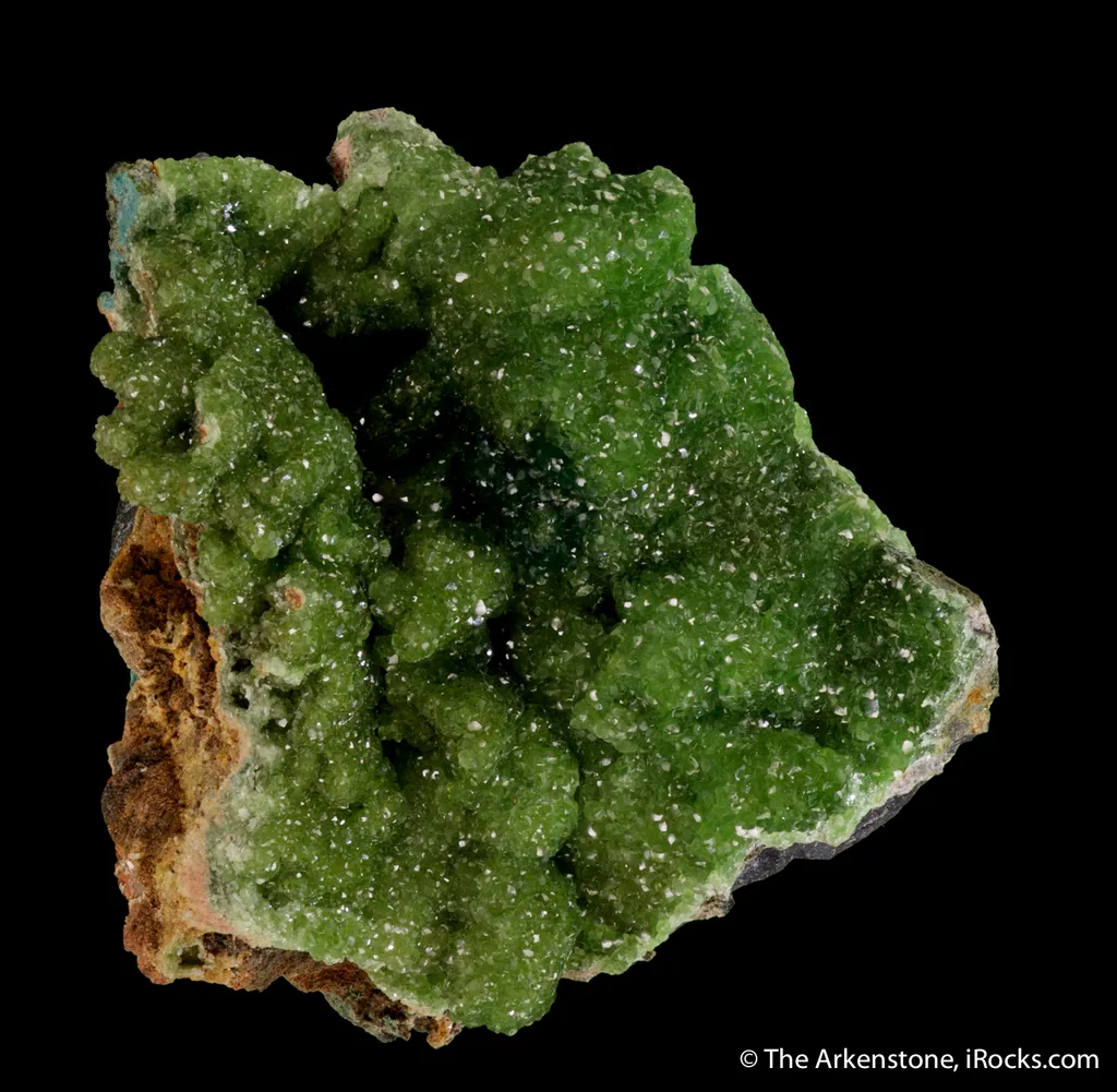 Smithsonite var. Cuprian image