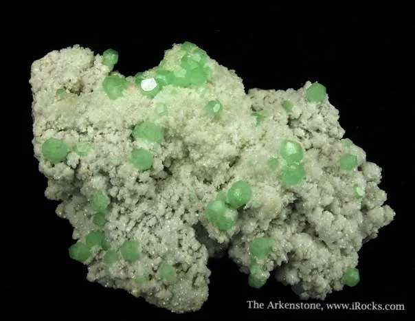 Smithsonite Var. Cuprian on Dolomite - image 2