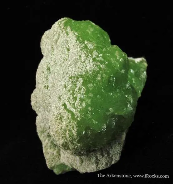 Smithsonite Var. Cuprian on Dolomite - image 3