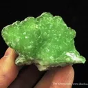 Smithsonite Var. Cuprian on Dolomite - image 5