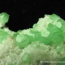 Smithsonite Var. Cuprian on Dolomite - image 4