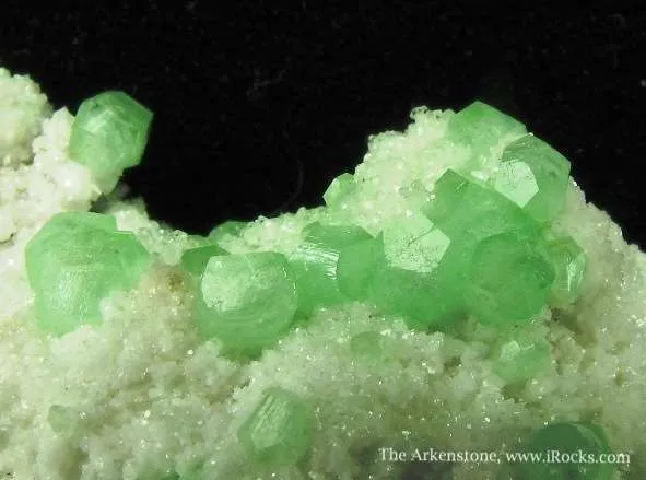 Smithsonite Var. Cuprian on Dolomite - image 4