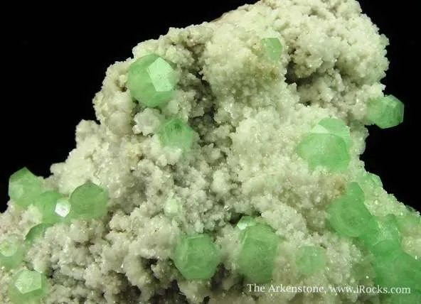 Smithsonite Var. Cuprian on Dolomite - image 3