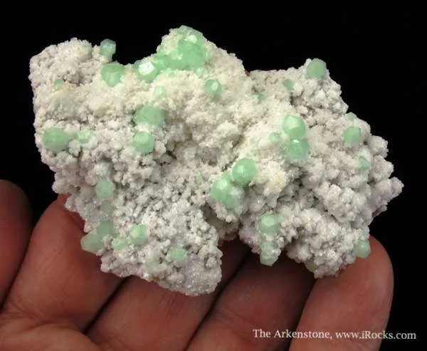 Smithsonite Var. Cuprian on Dolomite - image 5
